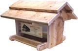 Wooden Rustic Cabin Feeder