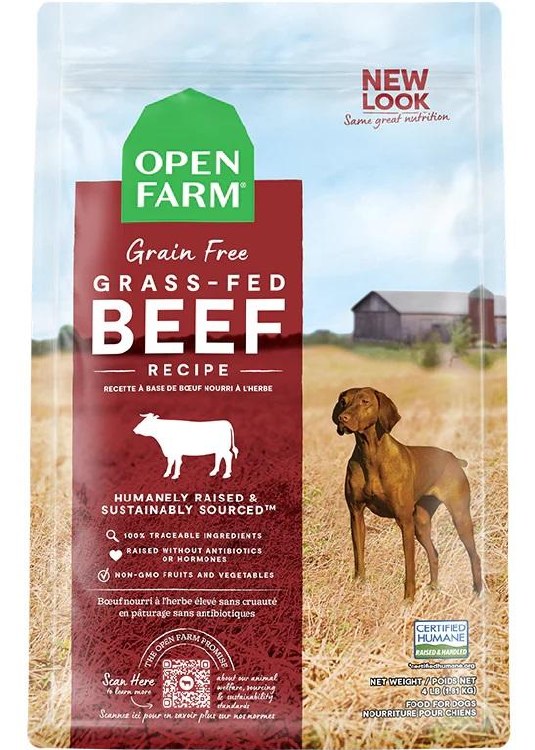 Open Farm Grain Free Grass-Fed Beef 11lb