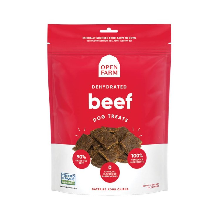 Open Farm Dehydrated Beef Treats 4.5oz