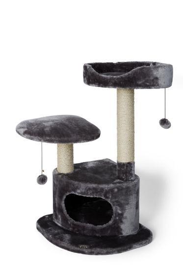 Scratcher 3 Level Condo Grey Budz