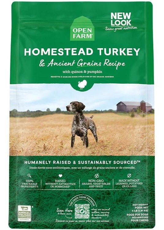 Open Farm Ancient Grains Homestead Turkey 4lb
