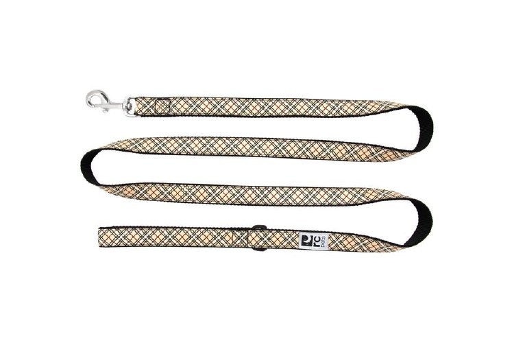 RC Pet Leash 1x 6' Tan Tartan