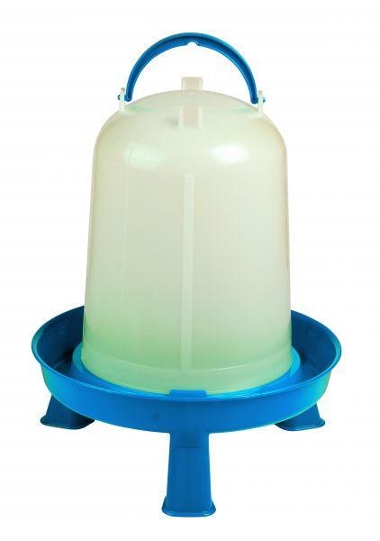 Poultry Fountain Plastic 2gal Blue With Legs