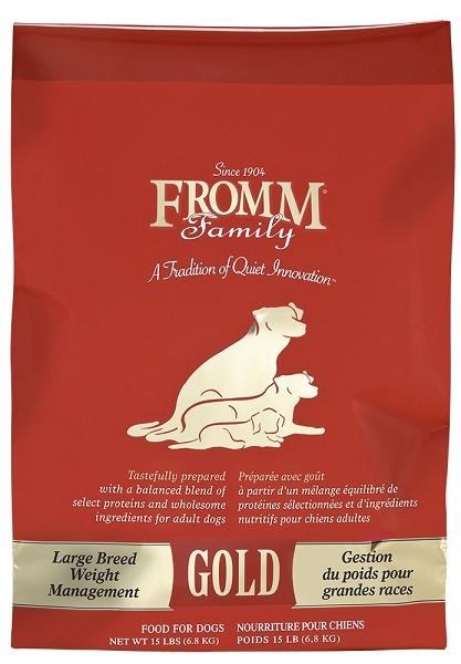 Fromm Gold Large Breed Weight Mangement 15lb