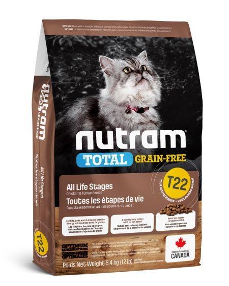 Nutram Total Grain Free Chicken & Turkey T22 5.4kg