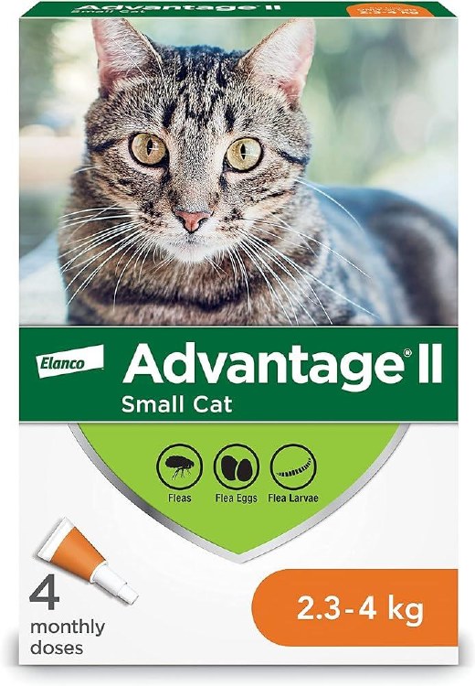 Advantagell Cat 4 Month Supply 2.3-4kg