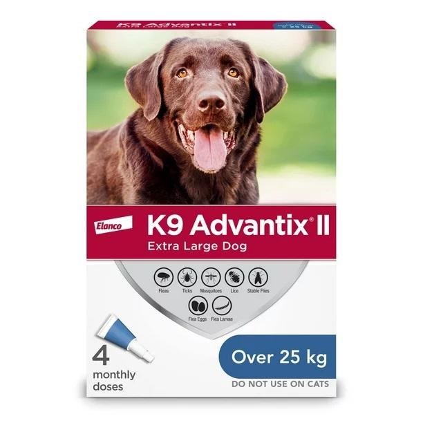 Advantixll Dog 4 Month Supply Over 25kg
