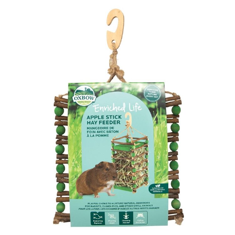 Oxbow Apple Stick Hay Feeder