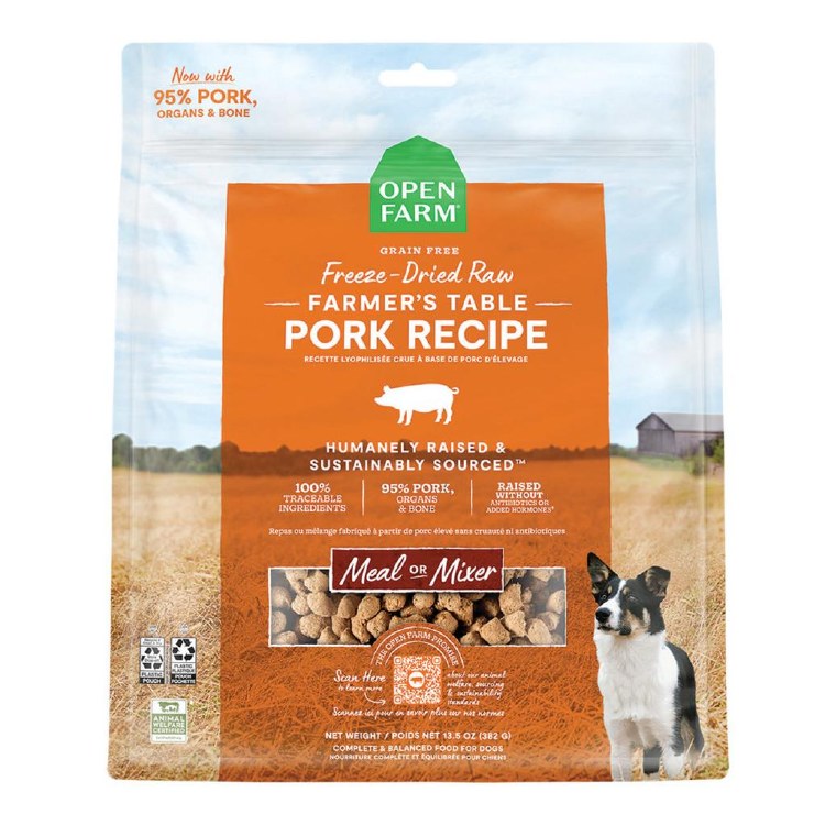 Open Farm Freeze Dried Farmers Pork Morsels 3.5oz