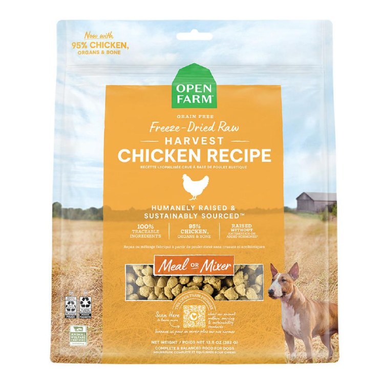 Open Farm Freeze Dried Harvest Chicken Morsels 3.5oz
