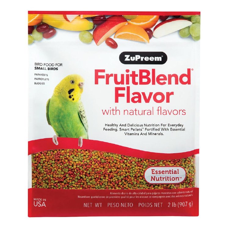 ZuP Fruit Blend Parakeets 2lb