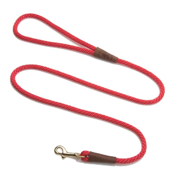 Mendota Snap Lead 3/8"x6ft Red