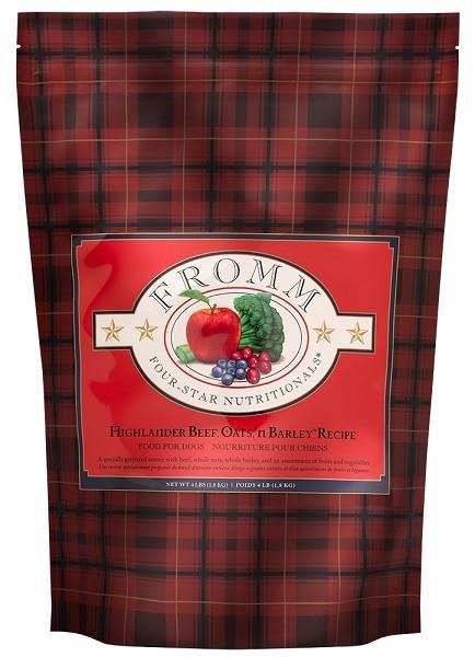 Fromm 4Star Highlander Beef, Oats 'n Barley 12lb