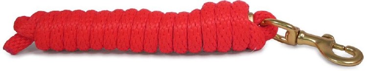Poly Rope Lead 9 Foot Red