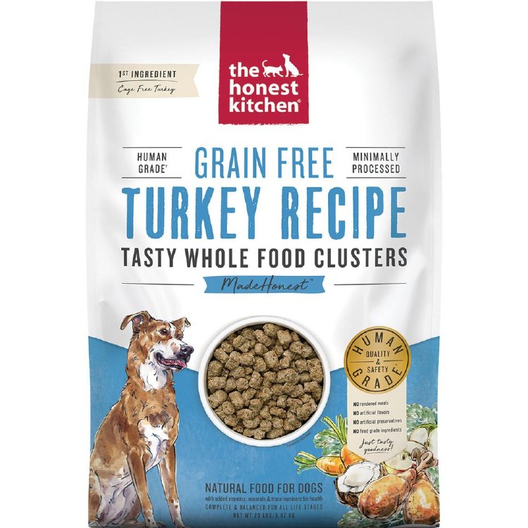 Honest Kitchen Grain Free Whole Food Clusters Turkey 1lb