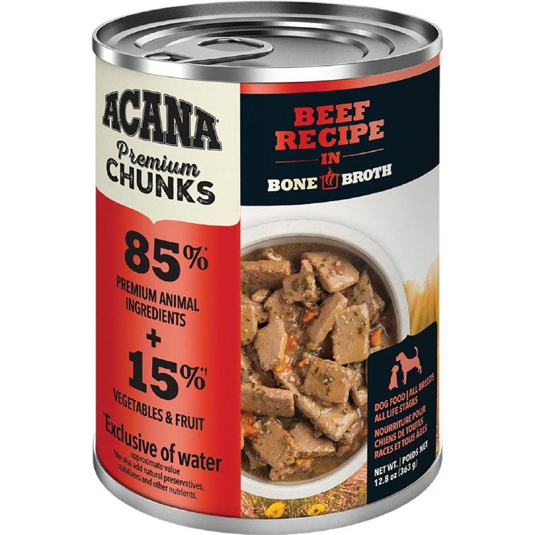 Acana Beef Chunks Recipe 12.8oz