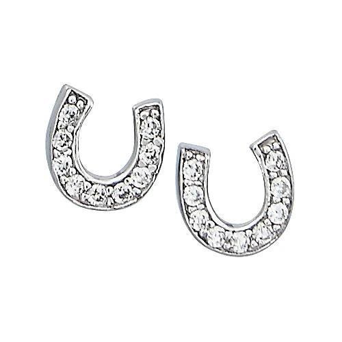 Earrings- Horseshoe Sparkly