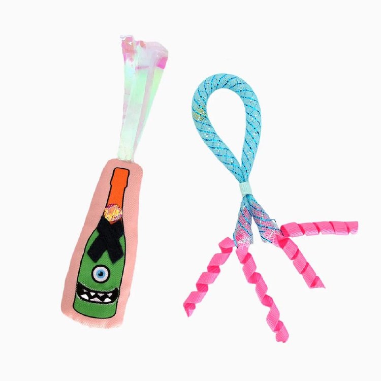 HugSmart Kitten Party Wine Bottle 2pk