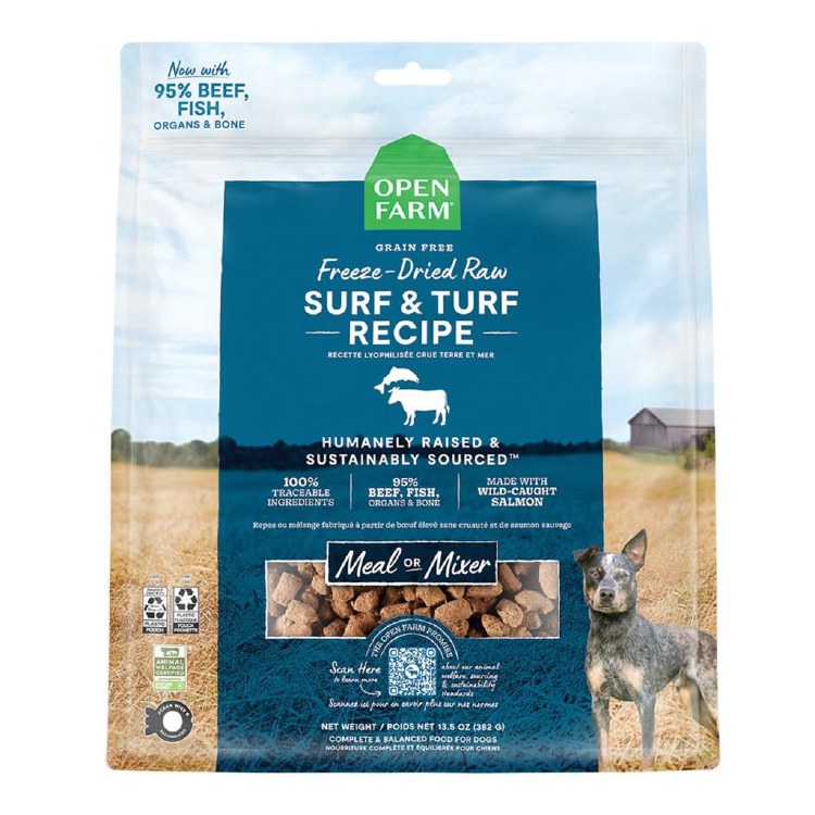 Open Farm Freeze Dried Surf & Turf Morsels 22oz