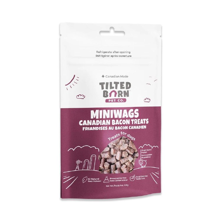 TiltedBarn Bacon MiniWags 100g