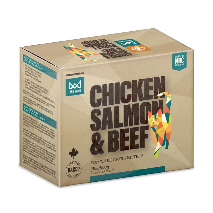BCR Fare Game Chicken/Salmon/Beef 2lb