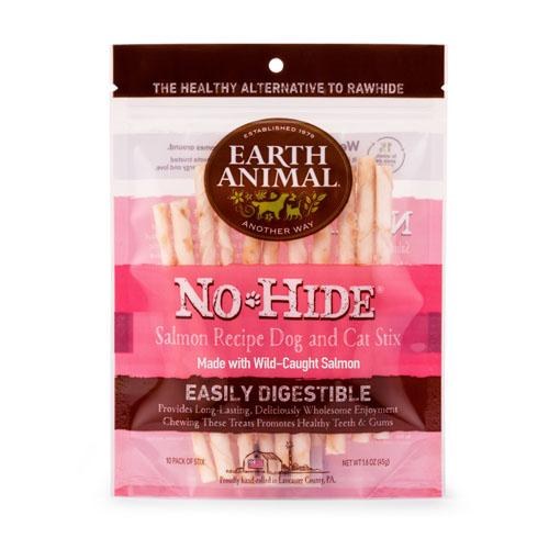 Earth Animal NoHide Salmon Sticks 10pk