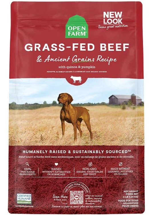 Open Farm Ancient Grains Grass-Fed Beef 11lb