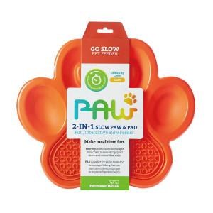 Slow Feeder- PAW 2 in 1 Orange