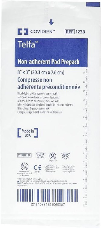 Dressing 3x8 Non-Adherent