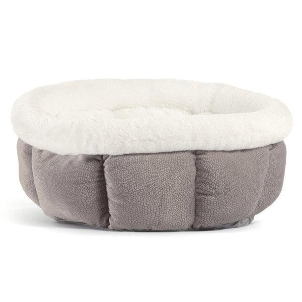 Microfiber Cozy Cup Bed Grey