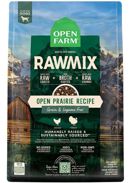 Open Farm RawMix Grain Free Open Prairie 3.5lb