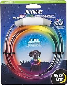 Nite Howl Lighted Collar Rechargable Lg