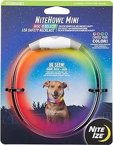 Nite Howl Lighted Collar Rechargable Sm