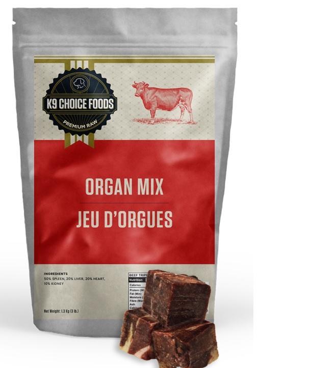 K9 Choice Organ Mix 3lb