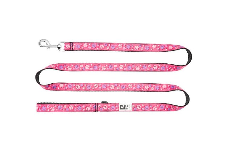 RC Pet Leash 3/4x 6' Pink Tracks