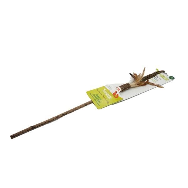 Feather on Silver Vine Wand