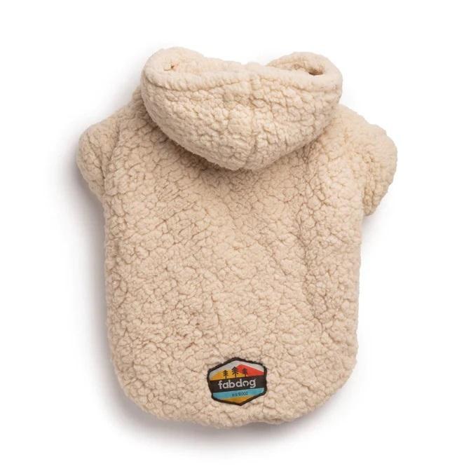 Fabdog Cream Sherpa Sweater 18"