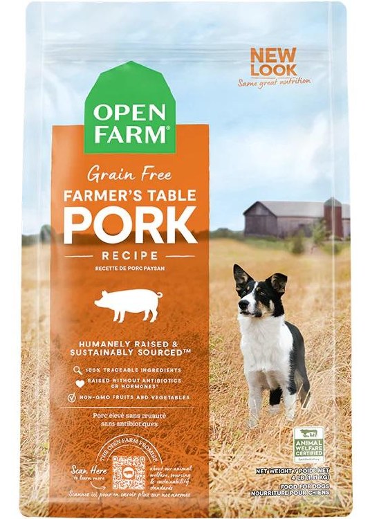 Open Farm Grain Free Farmers Pork 11lb
