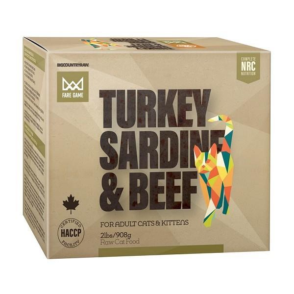 BCR Fare Game Turkey/Sardine/Beef 2lb