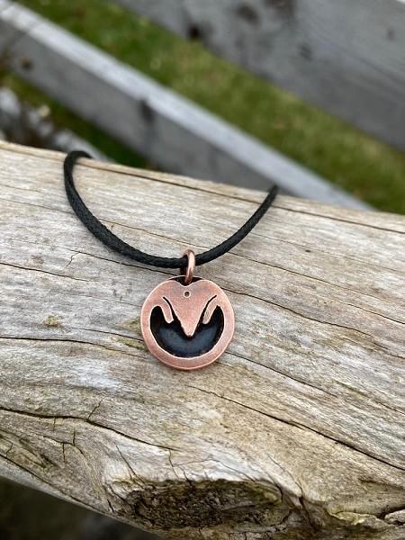 Hoof Pendant Copper