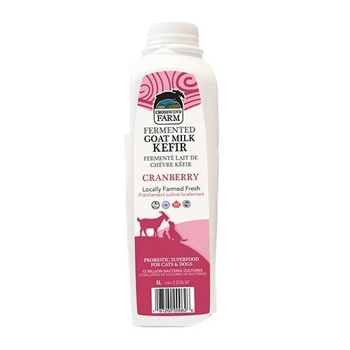 Crosswind Farm Goat Milk Kefir with Cranberry 1L