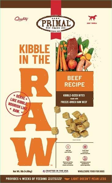 Kibble in the Raw Beef Recipe 1.5lb