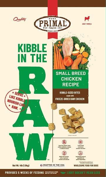 Kibble in the Raw Small Breed Chicken Recipe 1.5lb