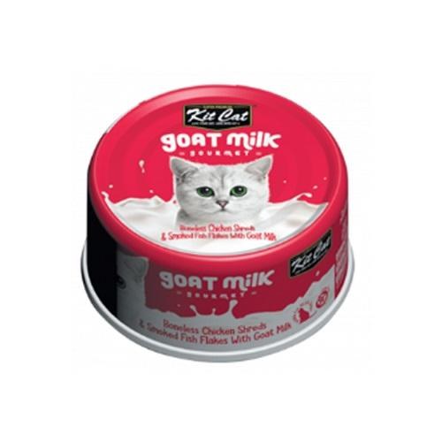 Kit Cat Goat Milk Chicken & Smoked Fish 70g