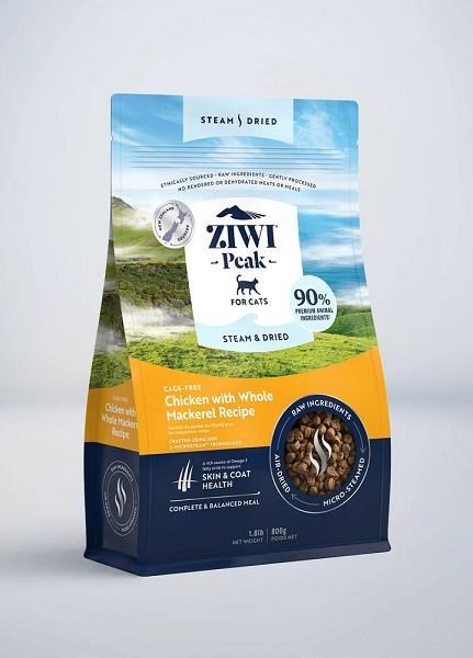 Ziwi Cat Steam Dried Chicken & Fish 800g