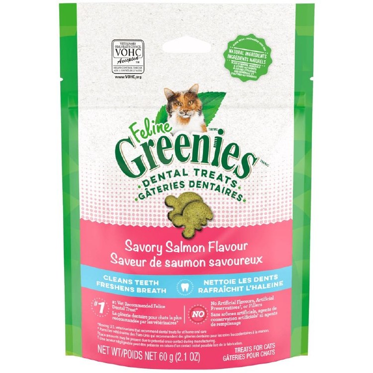 Feline Greenies Salmon Treats 2.1oz