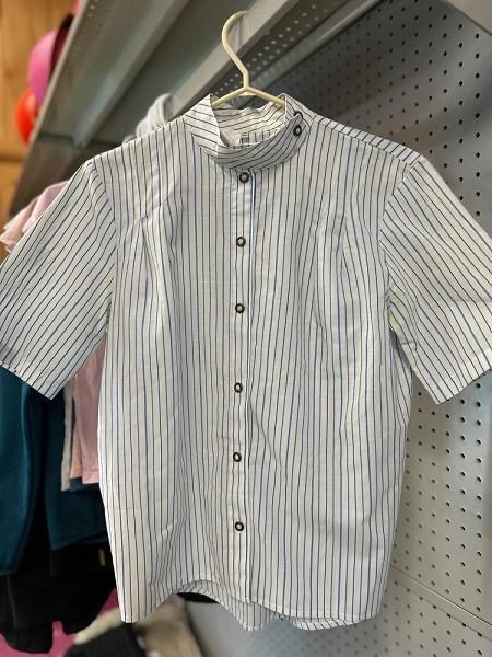 Shirt- sz30 Striped Blue/Wh