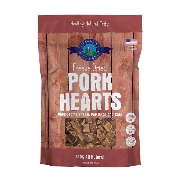 Freeze Dried Pork Hearts 3oz