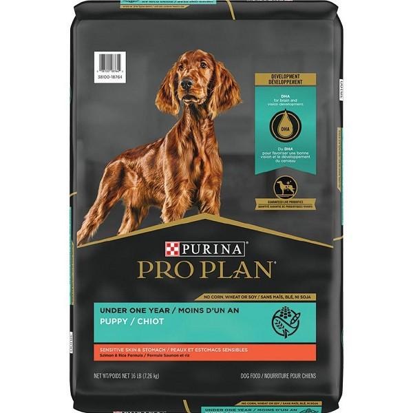 Pro Plan Puppy Sensitive Skin & Stomach Salmon and Rice 10.8kg