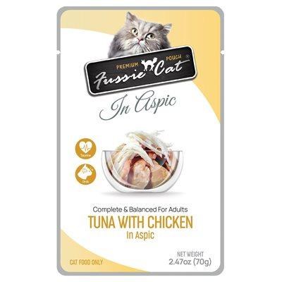 FussieCat Tuna/Chick Aspic 2.47oz